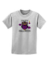 Owl Purple Text Childrens T-Shirt-Childrens T-Shirt-TooLoud-AshGray-X-Small-Davson Sales