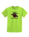 Owl Purple Text Childrens T-Shirt-Childrens T-Shirt-TooLoud-Lime-Green-X-Small-Davson Sales