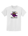 Owl Purple Text Childrens T-Shirt-Childrens T-Shirt-TooLoud-White-X-Small-Davson Sales