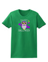 Owl Purple Text Womens Dark T-Shirt-TooLoud-Kelly-Green-X-Small-Davson Sales