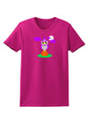 Owl Purple Womens Dark T-Shirt-TooLoud-Hot-Pink-Small-Davson Sales