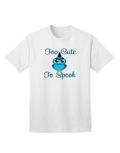 Owl Too Cute Blue Adult T-Shirt-Mens T-Shirt-TooLoud-White-Small-Davson Sales