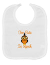 Owl Too Cute Orange Baby Bib