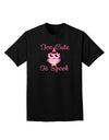 Owl Too Cute Pink Adult Dark T-Shirt-Mens T-Shirt-TooLoud-Black-Small-Davson Sales