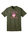 Owl Too Cute Pink Adult Dark T-Shirt-Mens T-Shirt-TooLoud-Military-Green-Small-Davson Sales