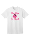 Owl Too Cute Pink Adult T-Shirt-Mens T-Shirt-TooLoud-White-Small-Davson Sales