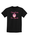 Owl Too Cute Pink Childrens Dark T-Shirt-Childrens T-Shirt-TooLoud-Black-X-Small-Davson Sales