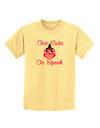 Owl Too Cute Pink Childrens T-Shirt-Childrens T-Shirt-TooLoud-Daffodil-Yellow-X-Small-Davson Sales