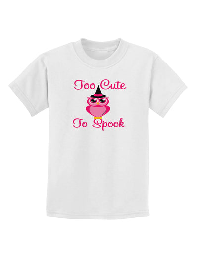 Owl Too Cute Pink Childrens T-Shirt-Childrens T-Shirt-TooLoud-White-X-Small-Davson Sales