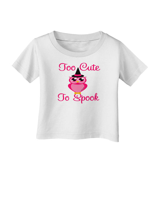 Owl Too Cute Pink Infant T-Shirt-Infant T-Shirt-TooLoud-White-06-Months-Davson Sales