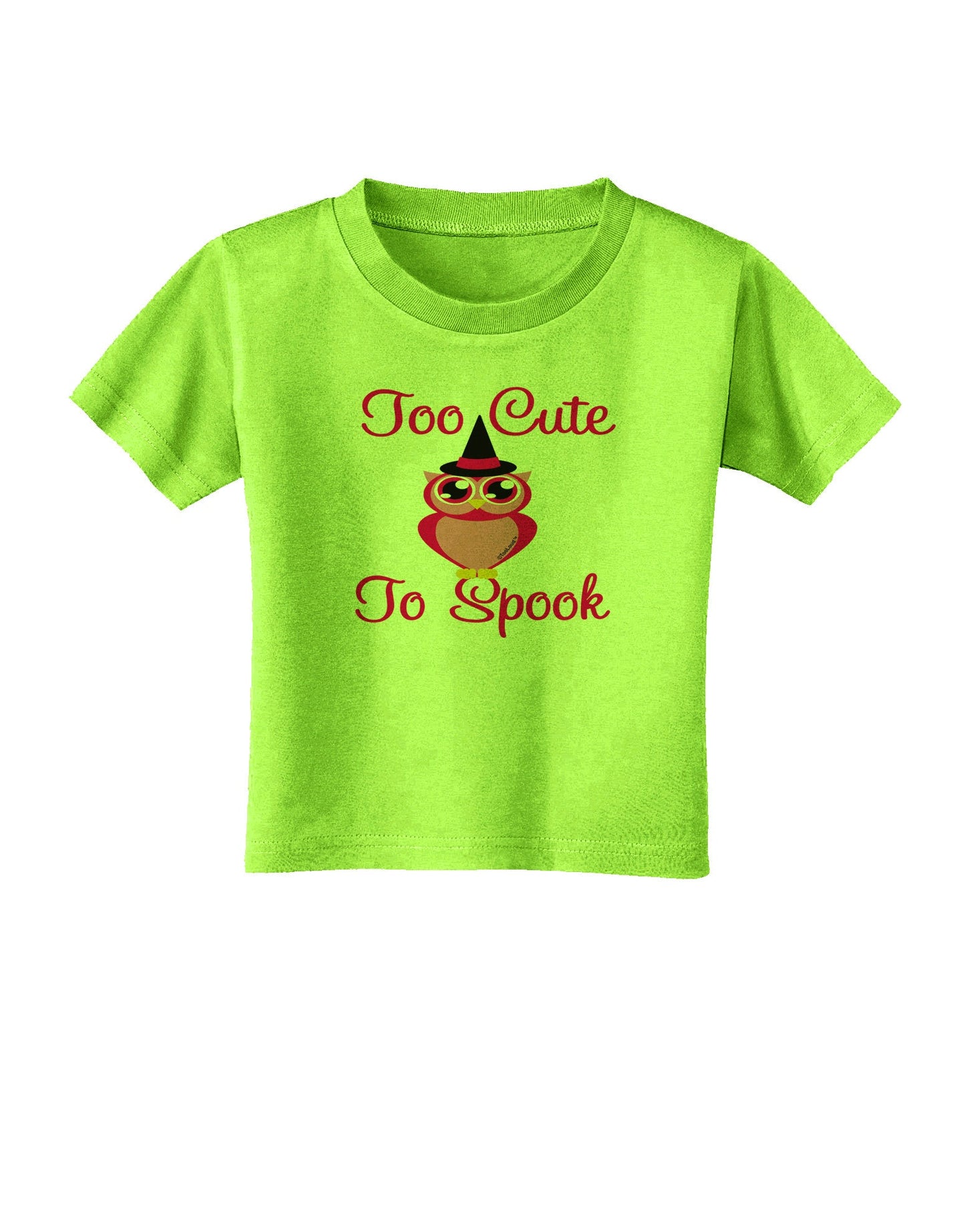 Owl Too Cute Pink Toddler T-Shirt-Toddler T-Shirt-TooLoud-Lime-Green-2T-Davson Sales