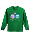 Owl You Need Is Love Adult Long Sleeve Dark T-Shirt by TooLoud-TooLoud-Kelly-Green-Small-Davson Sales