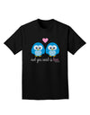 Owl You Need Is Love - Blue Owls Adult Dark T-Shirt by TooLoud-Mens T-Shirt-TooLoud-Black-Small-Davson Sales