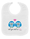 Owl You Need Is Love - Blue Owls Baby Bib by TooLoud