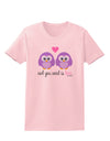 Owl You Need Is Love - Purple Owls Womens T-Shirt by TooLoud-Womens T-Shirt-TooLoud-PalePink-X-Small-Davson Sales