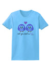 Owl You Need Is Love - Purple Owls Womens T-Shirt by TooLoud-Womens T-Shirt-TooLoud-Aquatic-Blue-X-Small-Davson Sales