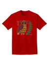 Owl of Athena Adult Dark T-Shirt by TooLoud-Mens T-Shirt-TooLoud-Red-Small-Davson Sales