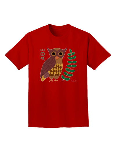 Owl of Athena Adult Dark T-Shirt by TooLoud-Mens T-Shirt-TooLoud-Red-Small-Davson Sales