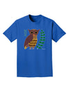 Owl of Athena Adult Dark T-Shirt by TooLoud-Mens T-Shirt-TooLoud-Royal-Blue-Small-Davson Sales