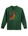 Owl of Athena Adult Long Sleeve Dark T-Shirt by TooLoud-TooLoud-Dark-Green-Small-Davson Sales