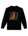 Owl of Athena Adult Long Sleeve Dark T-Shirt by TooLoud-TooLoud-Black-Small-Davson Sales