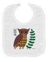 Owl of Athena Baby Bib by TooLoud