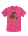 Owl of Athena Childrens Dark T-Shirt by TooLoud-Childrens T-Shirt-TooLoud-Sangria-X-Small-Davson Sales