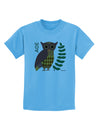 Owl of Athena Childrens T-Shirt by TooLoud-Childrens T-Shirt-TooLoud-Aquatic-Blue-X-Small-Davson Sales