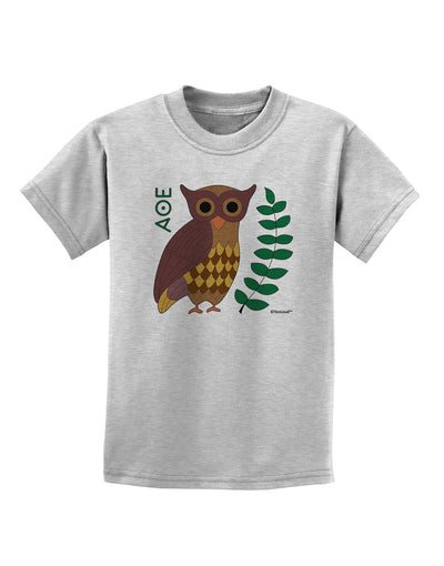 Owl of Athena Childrens T-Shirt by TooLoud-Childrens T-Shirt-TooLoud-AshGray-X-Small-Davson Sales