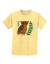 Owl of Athena Childrens T-Shirt by TooLoud-Childrens T-Shirt-TooLoud-Daffodil-Yellow-X-Small-Davson Sales