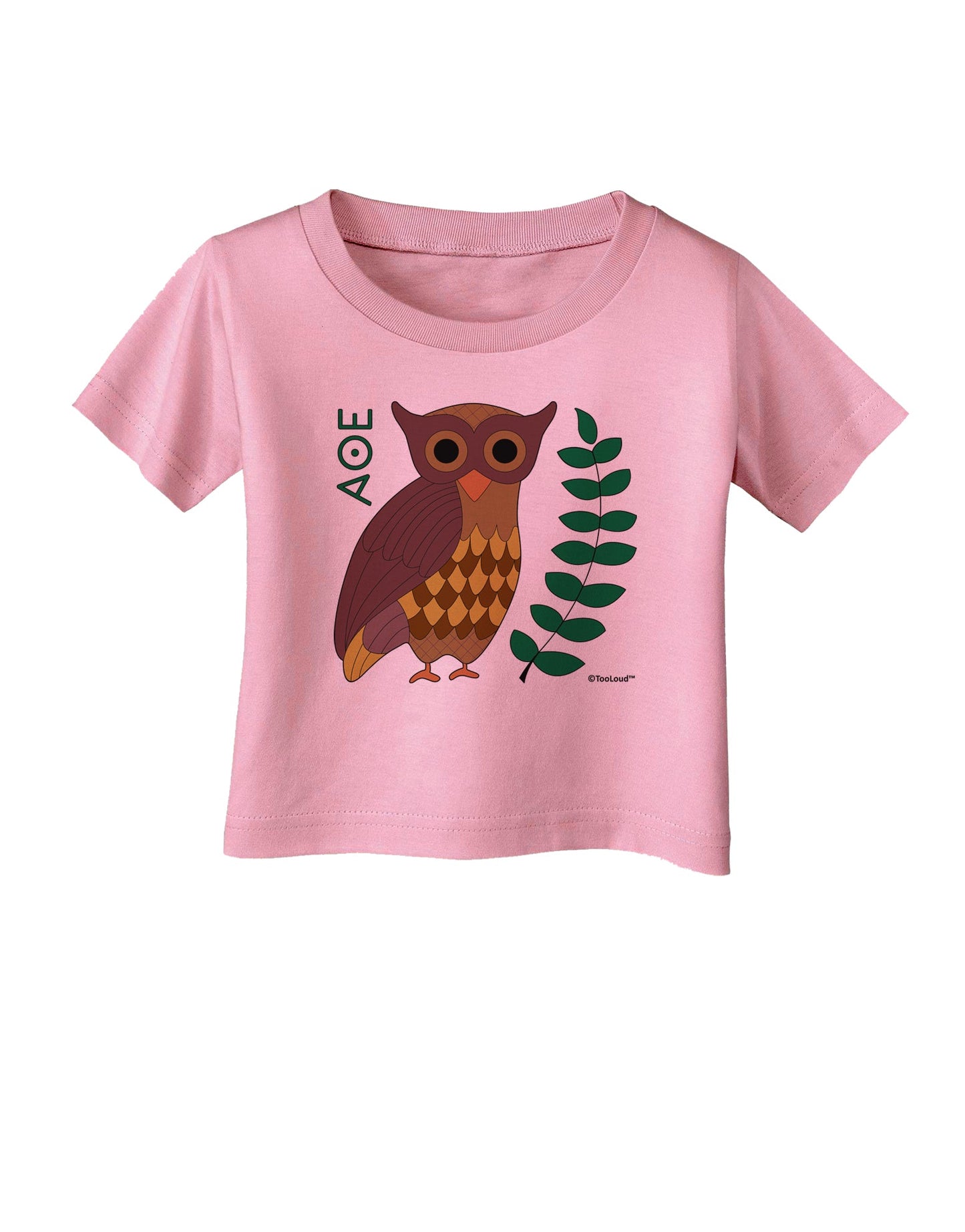 Owl of Athena Infant T-Shirt by TooLoud-Infant T-Shirt-TooLoud-Candy-Pink-06-Months-Davson Sales