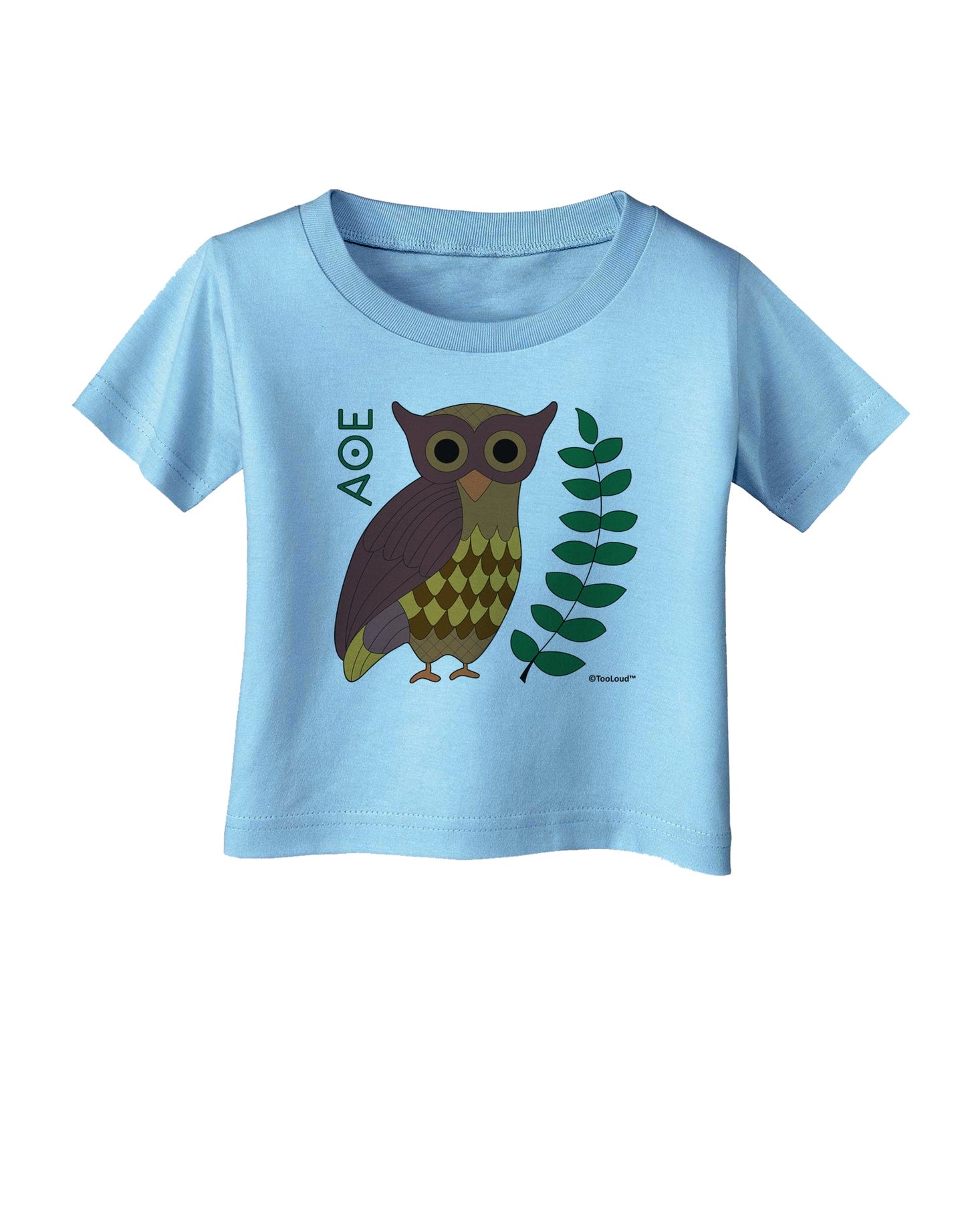 Owl of Athena Infant T-Shirt by TooLoud-Infant T-Shirt-TooLoud-Aquatic-Blue-06-Months-Davson Sales