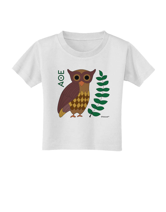 Owl of Athena Toddler T-Shirt by TooLoud-Toddler T-Shirt-TooLoud-White-2T-Davson Sales