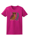 Owl of Athena Womens Dark T-Shirt by TooLoud-Womens T-Shirt-TooLoud-Hot-Pink-Small-Davson Sales