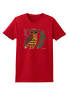 Owl of Athena Womens Dark T-Shirt by TooLoud-Womens T-Shirt-TooLoud-Red-X-Small-Davson Sales