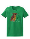 Owl of Athena Womens Dark T-Shirt by TooLoud-Womens T-Shirt-TooLoud-Kelly-Green-X-Small-Davson Sales