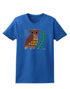 Owl of Athena Womens Dark T-Shirt by TooLoud-Womens T-Shirt-TooLoud-Royal-Blue-X-Small-Davson Sales