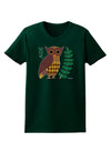 Owl of Athena Womens Dark T-Shirt by TooLoud-Womens T-Shirt-TooLoud-Forest-Green-Small-Davson Sales