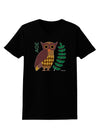 Owl of Athena Womens Dark T-Shirt by TooLoud-Womens T-Shirt-TooLoud-Black-X-Small-Davson Sales