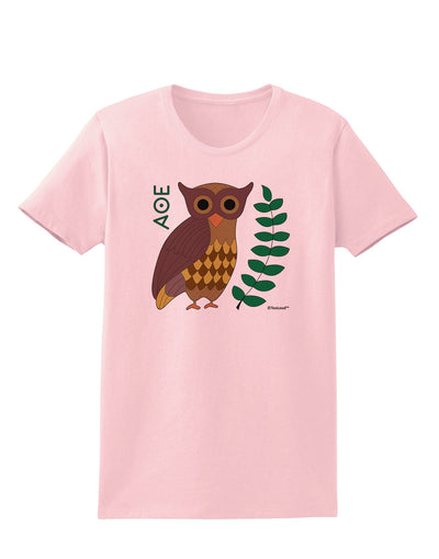 Owl of Athena Womens T-Shirt by TooLoud-Womens T-Shirt-TooLoud-PalePink-X-Small-Davson Sales