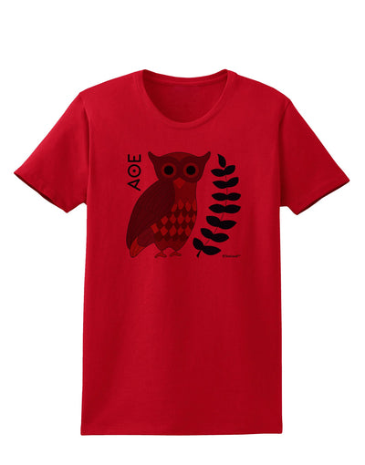 Owl of Athena Womens T-Shirt by TooLoud-Womens T-Shirt-TooLoud-Red-X-Small-Davson Sales