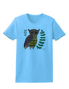 Owl of Athena Womens T-Shirt by TooLoud-Womens T-Shirt-TooLoud-Aquatic-Blue-X-Small-Davson Sales