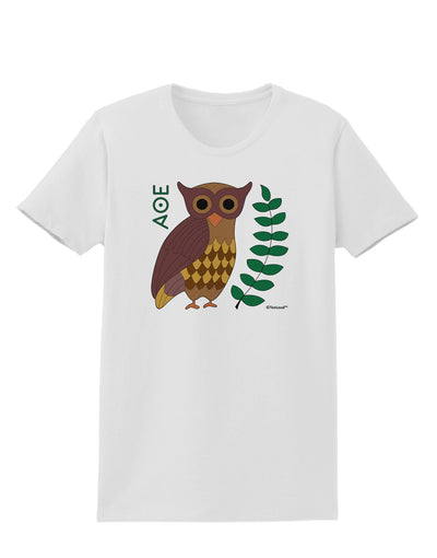 Owl of Athena Womens T-Shirt by TooLoud-Womens T-Shirt-TooLoud-White-X-Small-Davson Sales