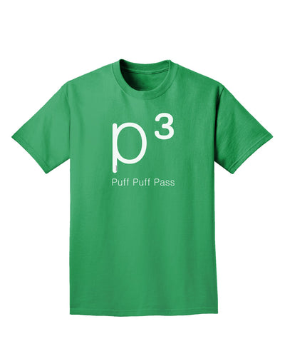 P� - Puff Puff Pass - Smoking Etiquette Adult Dark T-Shirt-Mens T-Shirt-TooLoud-Kelly-Green-Small-Davson Sales