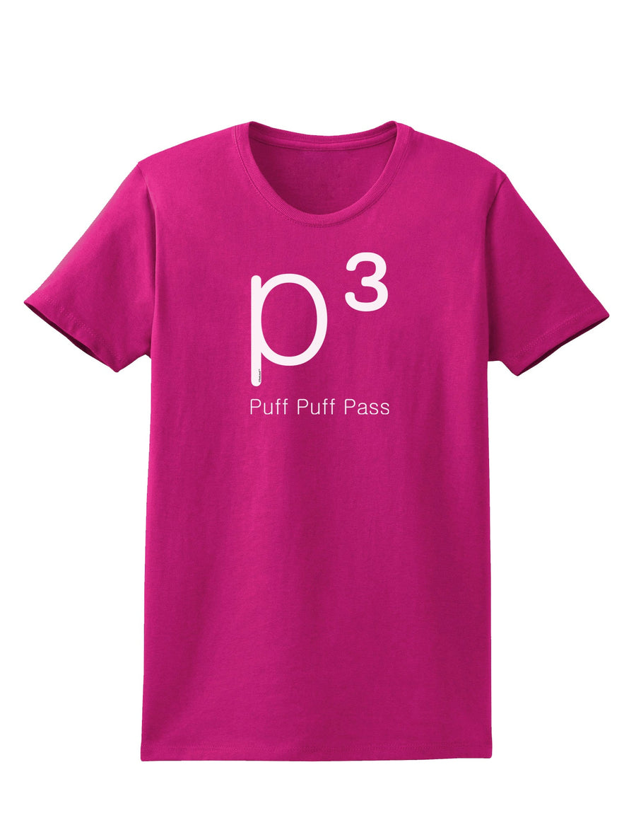 P� - Puff Puff Pass - Smoking Etiquette Womens Dark T-Shirt-Womens T-Shirt-TooLoud-Black-X-Small-Davson Sales