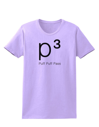 P� - Puff Puff Pass - Smoking Etiquette Womens T-Shirt-Womens T-Shirt-TooLoud-Lavender-X-Small-Davson Sales