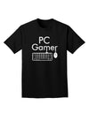 PC Gamer BnW Adult Dark T-Shirt-Mens T-Shirt-TooLoud-Black-Small-Davson Sales