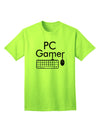 PC Gamer BnW: Premium Adult T-Shirt for Gaming Enthusiasts-Mens T-shirts-TooLoud-Neon-Green-Small-Davson Sales