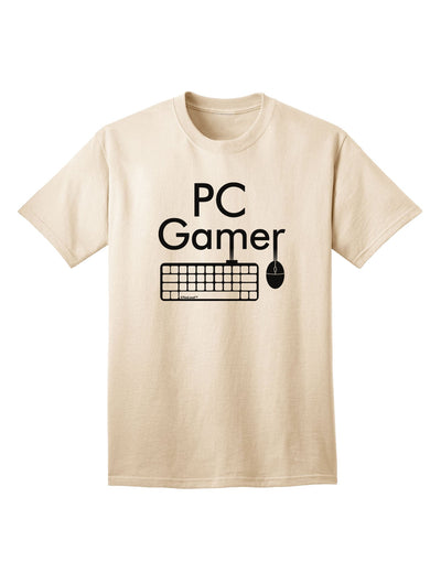 PC Gamer BnW: Premium Adult T-Shirt for Gaming Enthusiasts-Mens T-shirts-TooLoud-Natural-Small-Davson Sales