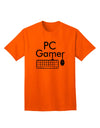 PC Gamer BnW: Premium Adult T-Shirt for Gaming Enthusiasts-Mens T-shirts-TooLoud-Orange-Small-Davson Sales